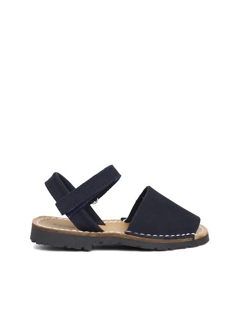 Sandales avarcas nubuck à scratch pour enfant Aigue-marine+Beige+Bleu denim+Bleu marine+Marron+Rouge+Taupe 19 - vertbaudet enfant 