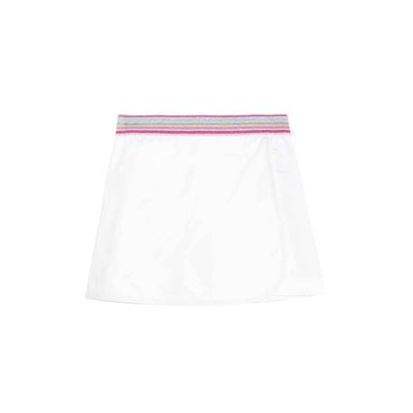 Ensemble été   blouse fleurie  & jupe short Violet bleu blanc 5 - vertbaudet enfant 