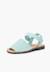 Sandales avarcas nubuck à scratch pour enfant Aigue-marine+Beige+Bleu denim+Bleu marine+Marron+Rouge+Taupe 2 - vertbaudet enfant 