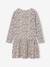 Robe imprimée fille manches longues beige poudré+rose 5 - vertbaudet enfant 