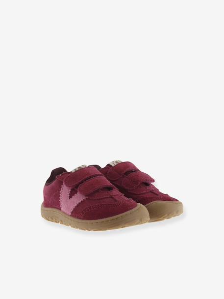Baskets Bosco Barefoot à scratch fuchsia+vert 2 - vertbaudet enfant 