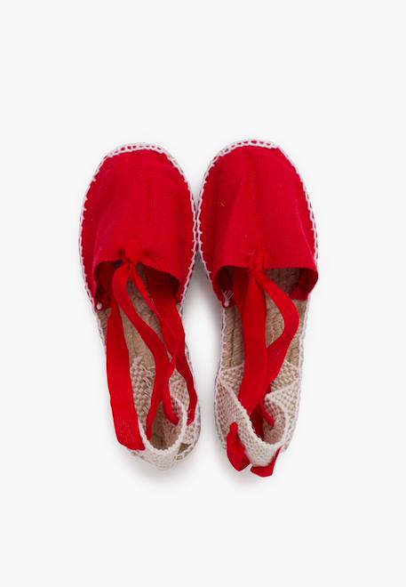 Espadrilles pour  et enfant en couleur unie Blanc+Ciel clair+Écru+Fucsia+Jaune+Noir+Rose+Rouge+Sable 46 - vertbaudet enfant 