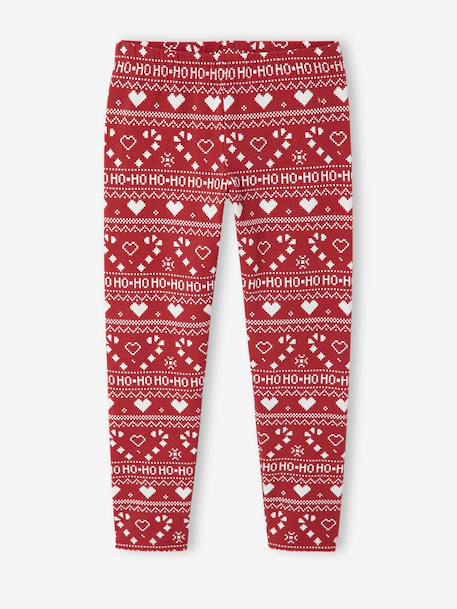 Ensemble Pyjama Fille Noël rouge 5 - vertbaudet enfant 