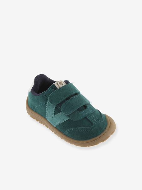 Baskets Bosco Barefoot à scratch fuchsia+vert 6 - vertbaudet enfant 