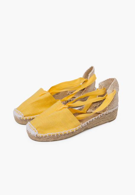 Espadrilles pour  et enfant en couleur unie Blanc+Ciel clair+Écru+Fucsia+Jaune+Noir+Rose+Rouge+Sable 27 - vertbaudet enfant 