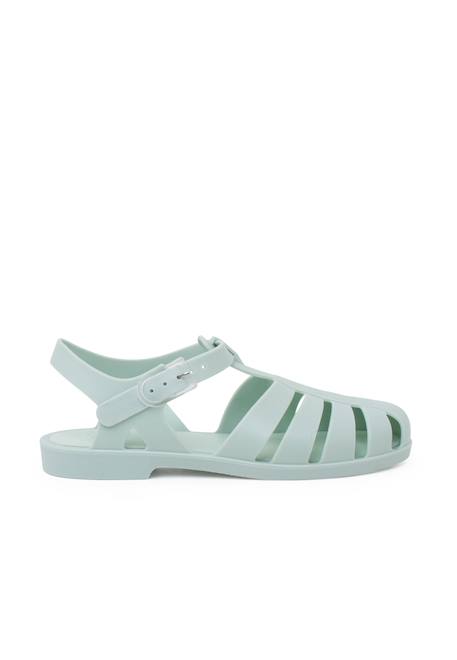 Sandales plastique mat biarritz Dijon+Ivoire+Noir+Rose+Vert+Vert menthe 27 - vertbaudet enfant 