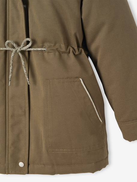 Parka fille 3 en 1 hiver à capuche kaki+PURPLE DARK+Vert+vert de gris 8 - vertbaudet enfant 