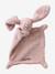 Doudou lapin bi-matière personnalisable blanc+rose 7 - vertbaudet enfant 