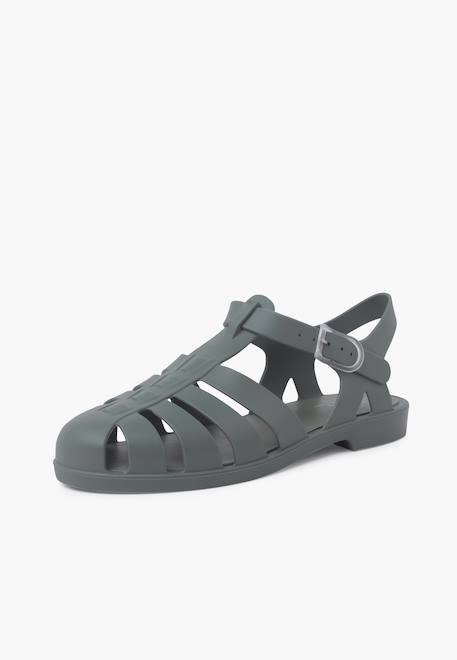 Sandales plastique mat biarritz Dijon+Ivoire+Noir+Rose+Vert+Vert menthe 22 - vertbaudet enfant 