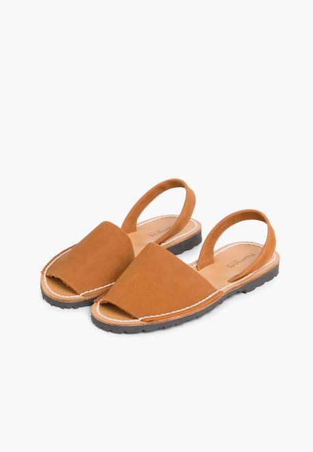 Sandales avarcas nubuck Beige+Bleu denim+Bleu marine+Marron+Taupe 22 - vertbaudet enfant 
