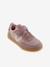 Baskets sport enfant Oslo à scratch effet cuir et couleur . marine+rose nude 5 - vertbaudet enfant 
