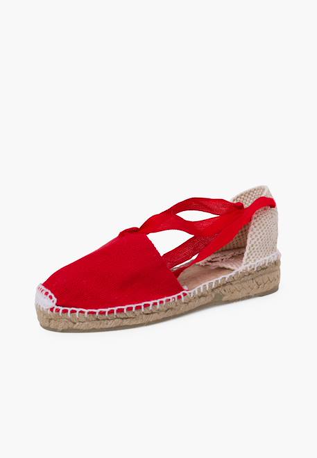 Espadrilles pour  et enfant en couleur unie Blanc+Ciel clair+Écru+Fucsia+Jaune+Noir+Rose+Rouge+Sable 43 - vertbaudet enfant 