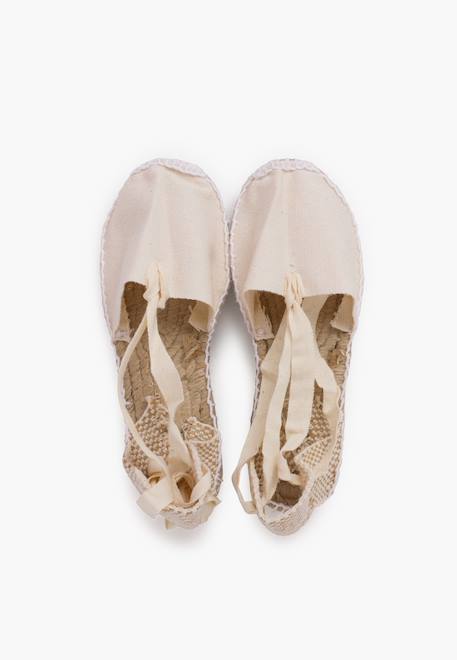 Espadrilles pour  et enfant en couleur unie Blanc+Ciel clair+Écru+Fucsia+Jaune+Noir+Rose+Rouge+Sable 17 - vertbaudet enfant 
