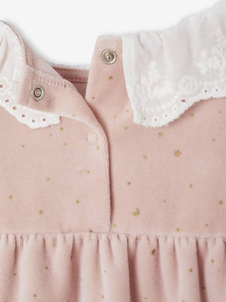 Ensemble Pyjama Fille Cape Sequins rose poudré 11 - vertbaudet enfant 