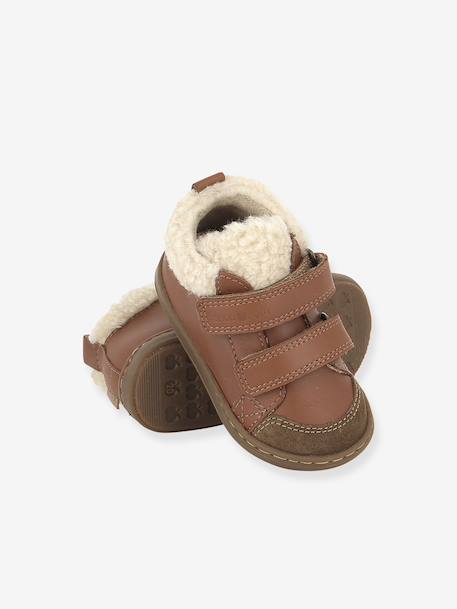Baskets BOUBA NAPPA T4ARNA0401 marron 1 - vertbaudet enfant 