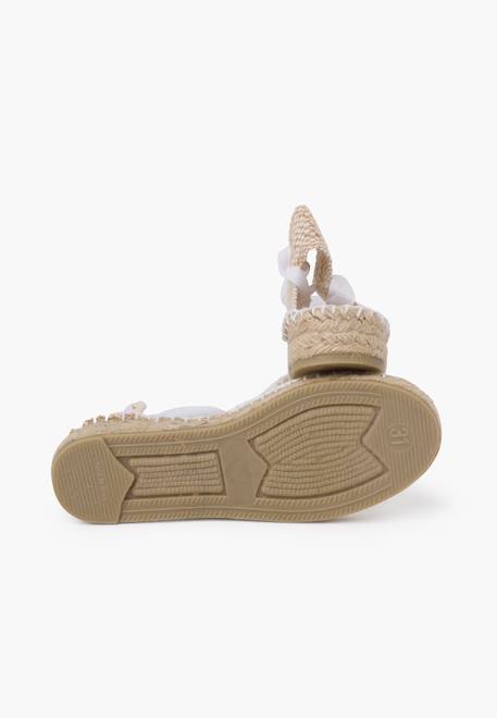 Espadrilles pour  et enfant en couleur unie Blanc+Ciel clair+Écru+Fucsia+Jaune+Noir+Rose+Rouge+Sable 3 - vertbaudet enfant 