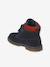 Boots enfant garçon cuir à scratchs marine 3 - vertbaudet enfant 