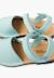 Sandales avarcas nubuck à scratch pour enfant Aigue-marine+Beige+Bleu denim+Bleu marine+Marron+Rouge+Taupe 6 - vertbaudet enfant 