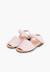 Sandales avarcas nubuck à scratch pour enfant Rose 4 - vertbaudet enfant 