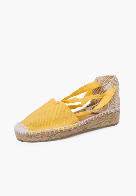 Espadrilles pour  et enfant en couleur unie Blanc+Ciel clair+Écru+Fucsia+Jaune+Noir+Rose+Rouge+Sable 25 - vertbaudet enfant 