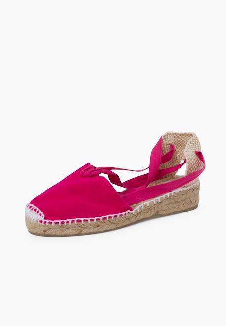 Espadrilles pour  et enfant en couleur unie Blanc+Ciel clair+Écru+Fucsia+Jaune+Noir+Rose+Rouge+Sable 20 - vertbaudet enfant 