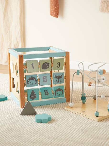 Grand cube d'activités bois fsc® - biche ella Berry+Chevruil Ella+Scandi+Scandi XXL 23 - vertbaudet enfant 