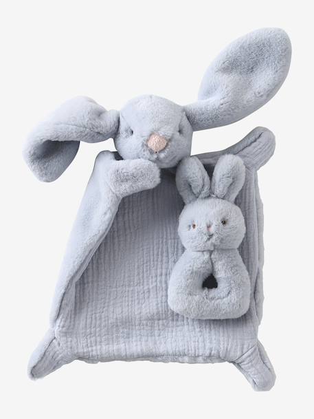 Hochet Lapin blanc+gris 5 - vertbaudet enfant 