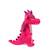 Peluche - peluche dragon sonore, rose 17 cm Rose 2 - vertbaudet enfant 