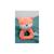 Hochet les ptits féeriques renard - 14 cm Orange 2 - vertbaudet enfant 