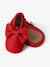 Chaussons bow enfant en cuir vegan Blanc cassé+Blanc cassé avec rouge+Brun+Rouge 18 - vertbaudet enfant 