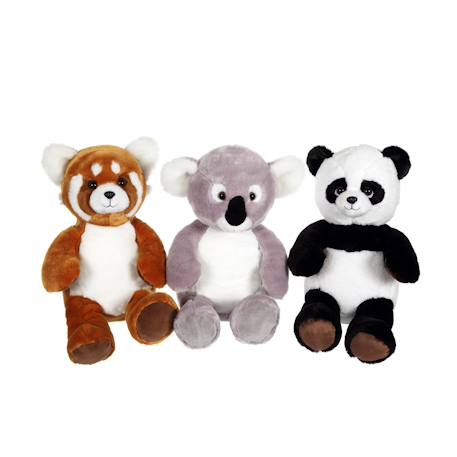 Peluche - peluche panda roux green forest - 20 cm Orange 2 - vertbaudet enfant 