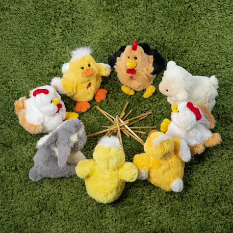 Peluche - les pakidoo sonores en peluche 15 cm - lapin beige Beige 3 - vertbaudet enfant 