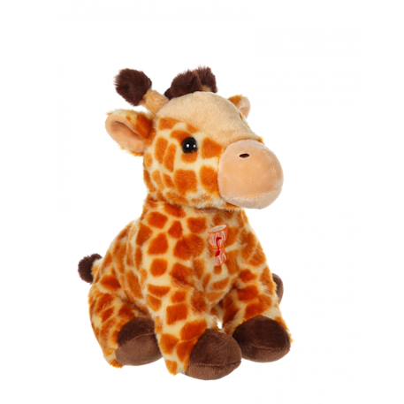 Peluche - peluche savanoos sonore - girafe - 15 cm Orange 4 - vertbaudet enfant 