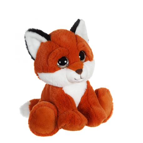 Peluche - puppy eyes pets nature renard - 22 cm Orange 2 - vertbaudet enfant 