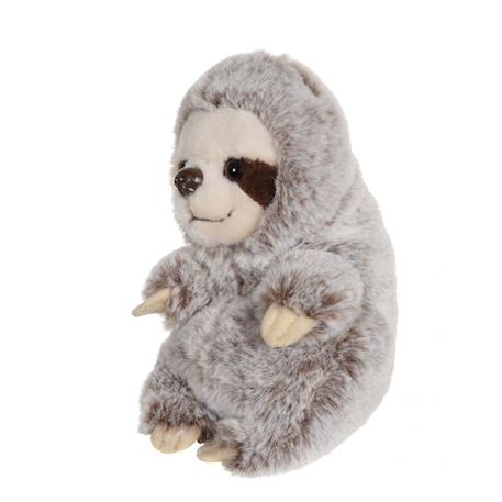 Peluche - peluche p'tits farouches paresseux - 15 cm Marron 2 - vertbaudet enfant 