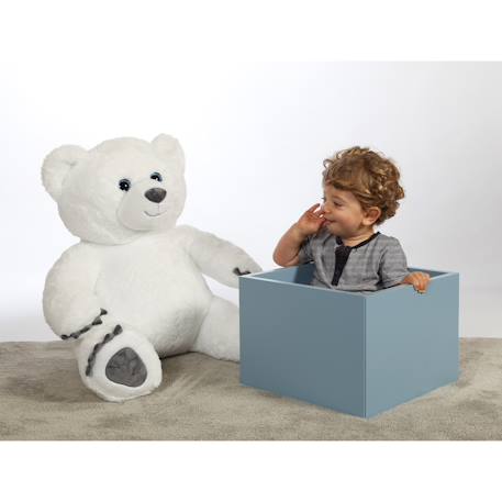 Peluche - peluche ours polaire - 80 cm Blanc 4 - vertbaudet enfant 