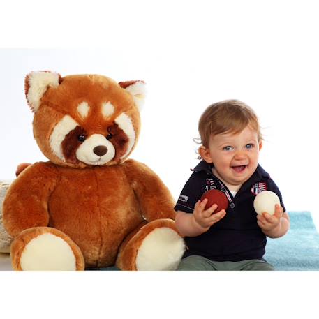 Peluche - peluche panda roux - 70 cm Orange 2 - vertbaudet enfant 