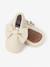 Chaussons bow enfant en cuir vegan Blanc cassé+Blanc cassé avec rouge+Brun+Rouge 4 - vertbaudet enfant 