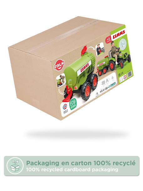 Remorque citerne Claas grande capacité avec Robinet et épandeur,  capacité 30l,  100% Fabriqué en France Vert claas 6 - vertbaudet enfant 