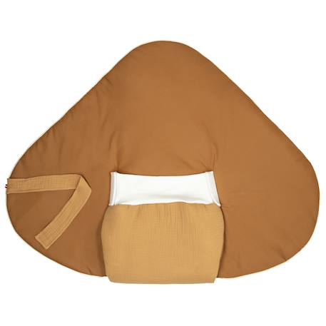 Couverture d'emmaillotage évolutive en gaze de coton jeanne Beige+Blanc+Blanc à pois or+Bleu+Camel+Camel à pois or+Écru+Terracotta+Vert de gris 27 - vertbaudet enfant 