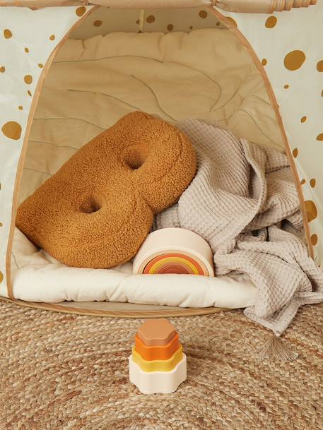 Pyramide à empiler en silicone fleur Chocolate bliss+Tropical vibes 2 - vertbaudet enfant 