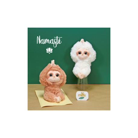Peluche - peluche p'tit paresseux marron - 16 cm Marron 5 - vertbaudet enfant 