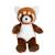 Peluche - peluche panda roux green forest - 20 cm Orange 1 - vertbaudet enfant 