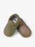 Chaussons casual enfant en cuir vegan Brun+Greige+Verte 10 - vertbaudet enfant 