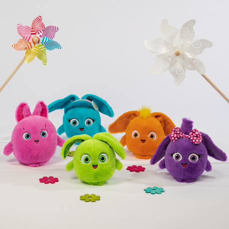 Peluche - sunny bunnies iris (violet) - 13 cm Violet 2 - vertbaudet enfant 