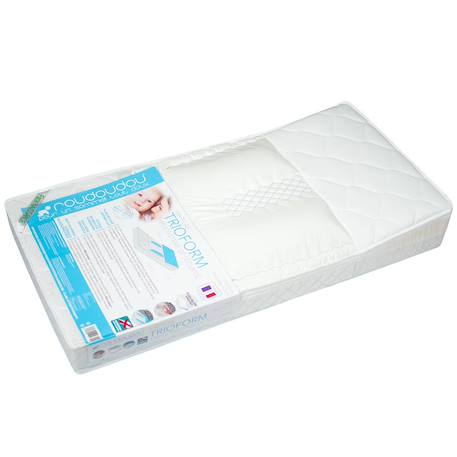 Matelas anti-reflux avec plan incliné et cale bébé amovible - made in france Blanc 5 - vertbaudet enfant 