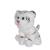 Peluche - p'tits sauvageons 15 cm - tigre blanc Gris 2 - vertbaudet enfant 