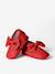 Chaussons bow enfant en cuir vegan Blanc cassé+Blanc cassé avec rouge+Brun+Rouge 17 - vertbaudet enfant 