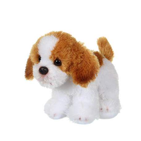 Peluche - floppipup shihtzu - 22 cm Marron 2 - vertbaudet enfant 