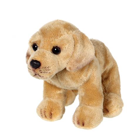 Peluche - peluche floppipup labrador - 22 cm Marron 2 - vertbaudet enfant 